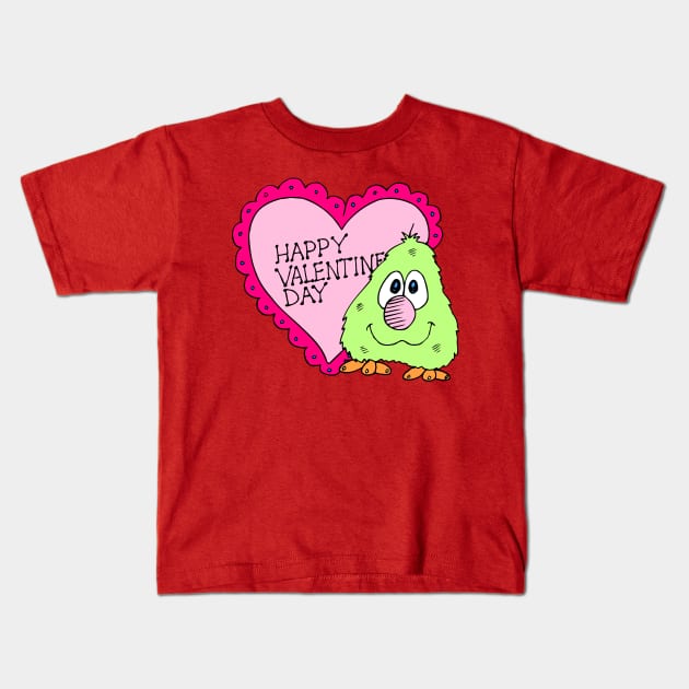 valentines day funny cupid goofy popular trends Kids T-Shirt by Solomonkariuki 